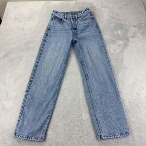 Ksubi Women's Denim Brooklyn Beden Size 26x28 Flared Button Fly Jeans